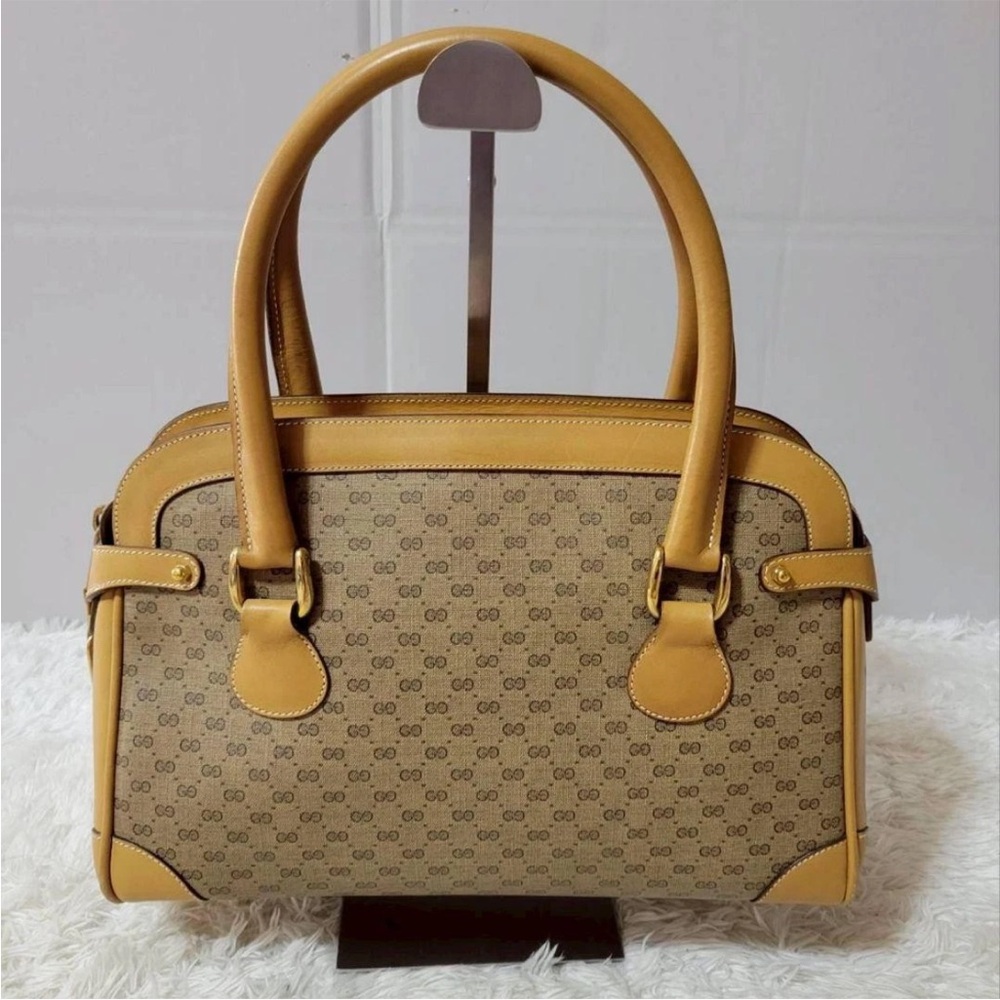 Gucci Tan and Brown Satchel Bag with Wallet - Picture 2 of 16